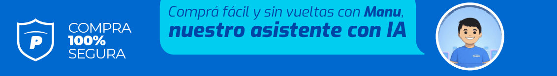 COMPRA 100% SEGURA Comprá fácil y sin vueltas con Manu nuestro asistente con IA